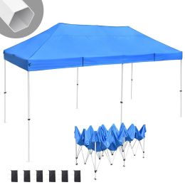 10X20ft EZ Pop Up Canopy Folding Gazebo/Navy