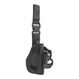 Heavy Duty Delta Tactical Leg Drop Pistol Holster - Black