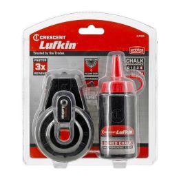 Crescent Tools Lufkin 100' Centerline Plub Bob Chalk Line with Chalk - CLP100R