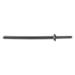 40" Samurai Warrior Foam Katana Anime Cosplay Sword with Sheath - Green and Black