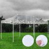 10X20ft EZ Pop Up Canopy Folding Gazebo/White