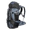 Outdoor Sport 70L Travel Hiking Camping Backpack big Rucksack Bag Black