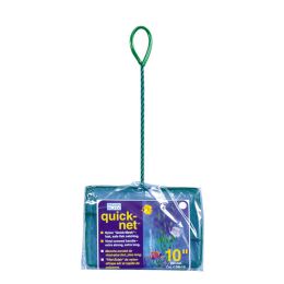 Penn-Plax Quick-Net Standard Handle Green 10 Inches X 7 Inches