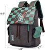 Afoxsos Japanese Anime Backpacks - Unisex Canvas Shoulder Bag for School and Office (10.6"x4.7"x16.5", Multicolors)