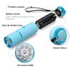 Glow In Dark Flashlight; Rubber Coated Mini 9 LED Flashlight; Portable Handy Light For Camping; Hiking; Night Reading; Cycling; Backpacking